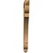 Ekena Millwork Olympic Arts & Crafts Rough Sawn Bracket, Western Red Cedar, 4"W x 48"D x 48"H BKT04X48X48OLY03RWR - alternate 2